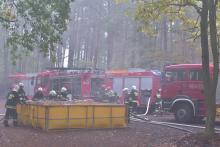 Straż Pożarna w lesie